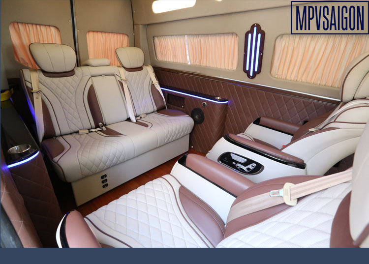 Nâng cấp limousine Ford Transit - Nội thất ô tô MPVSAIGON