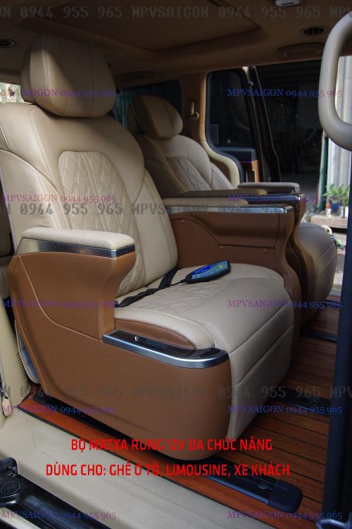 nâng cấp lắp đặt hệ thống matxa cho ghế xe ô tô limousine