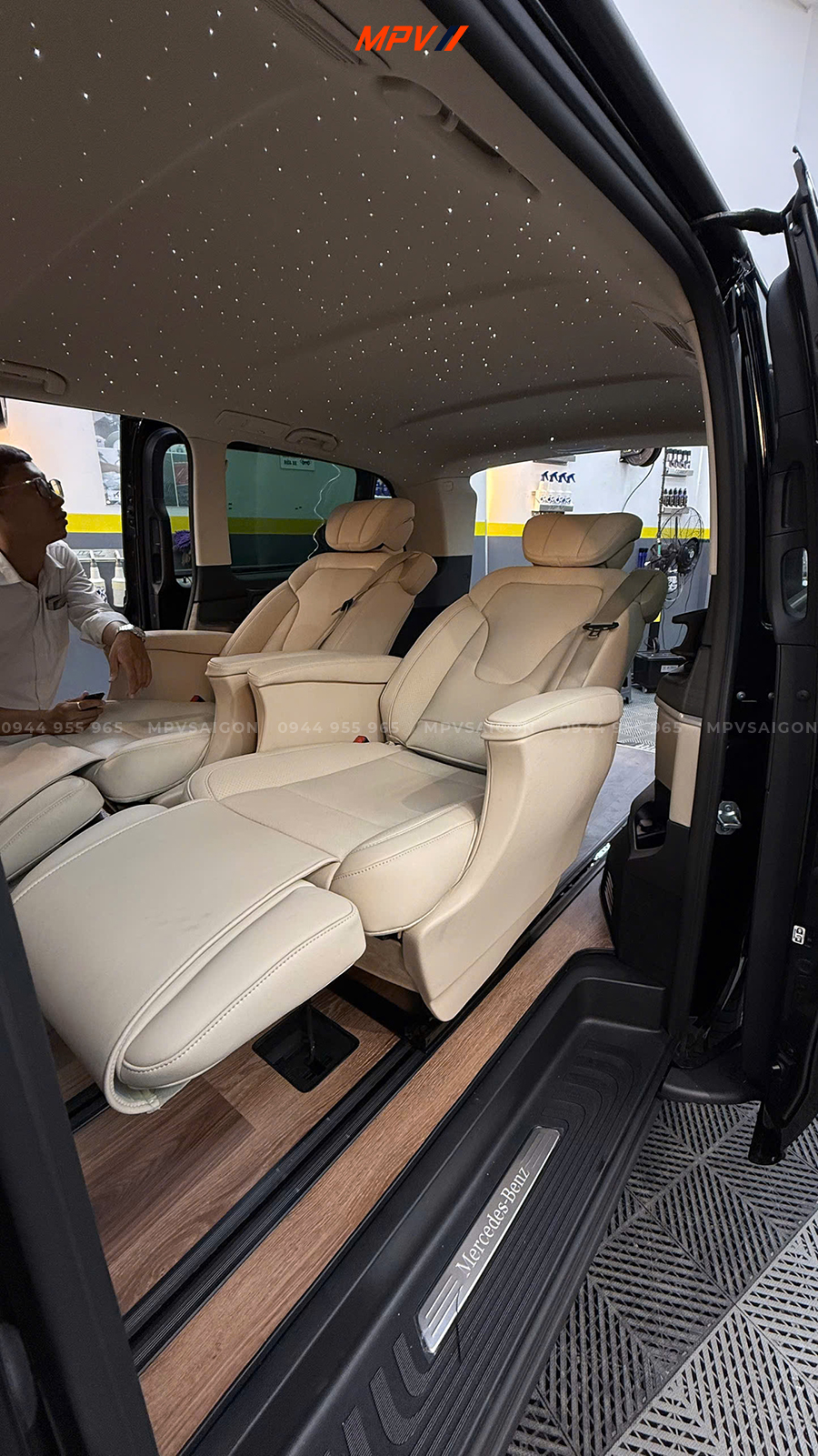 MERCEDES BENZ V300 AVANTGARDE NÂNG CẤP GHẾ BẢN AMG