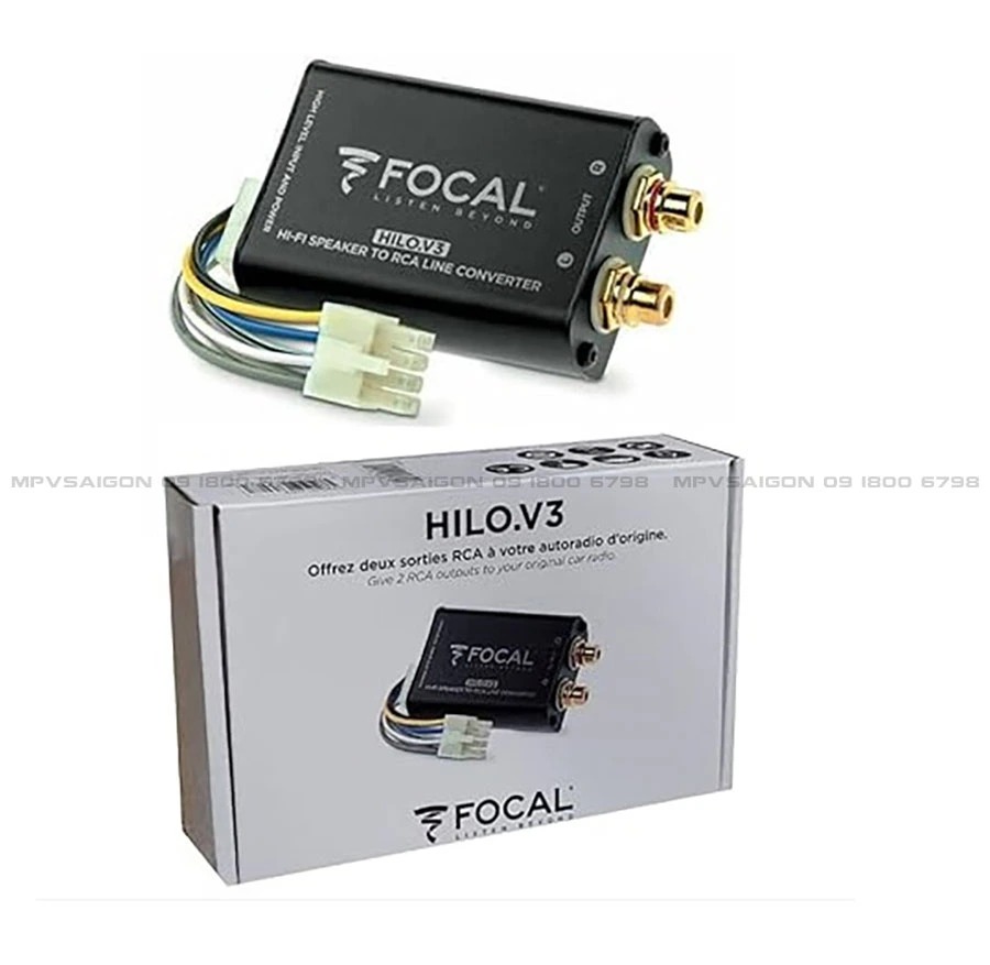 Bộ chuyển đổi tín hiệu âm thanh Focal Hilo V.3 - mặt trên sản phẩm
