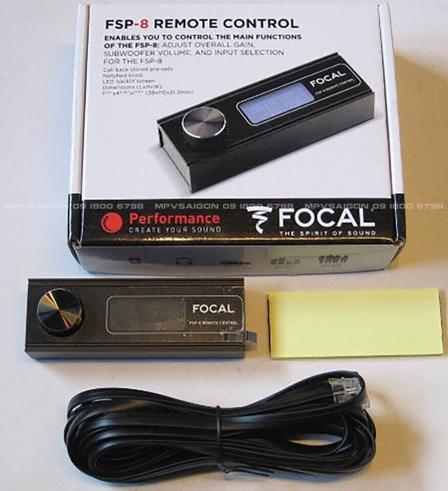 Focal FSP-8 - góc nhìn tổng thể thiết bị