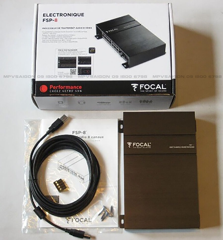 Focal FSP-8 - mặt dưới sản phẩm với hệ thống bắt vít