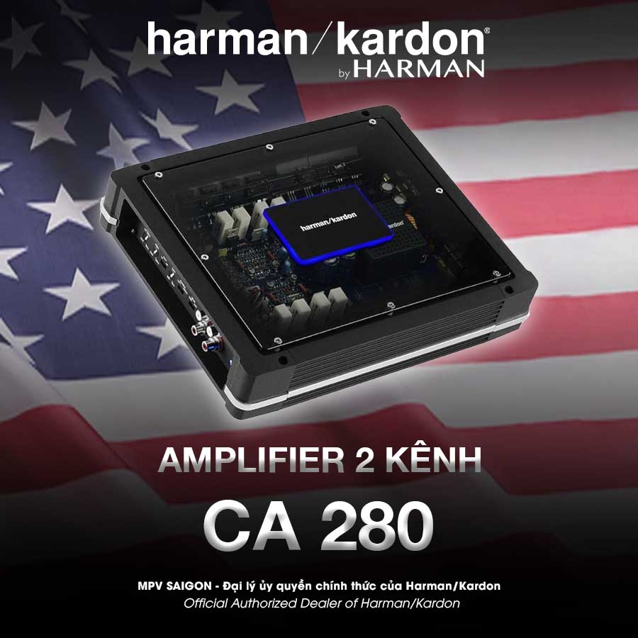 HARMAN KARDON CA 280 - AMPLI LẮP XE Ô TÔ HÀNG CHÍNH HÃNG
