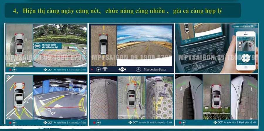 Camera 360 DCT T4 Cho Màn Hình Zin Vinfast VF3