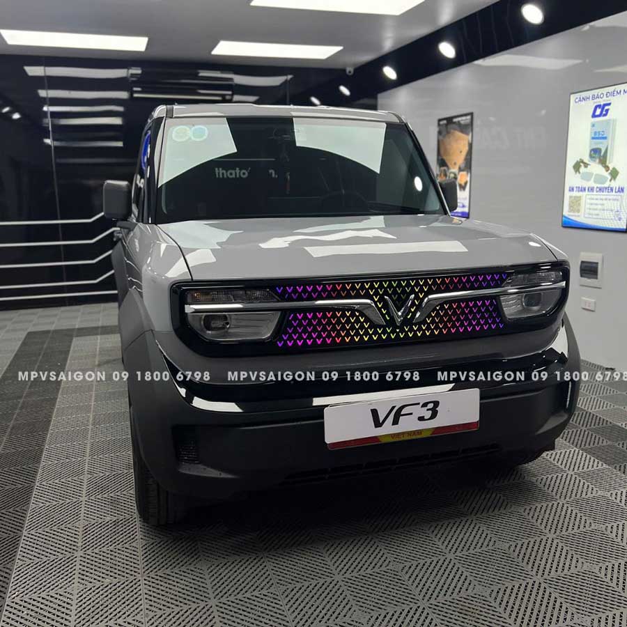Độ mặt calang, lưới tản nhiệt cho xe VinFast VF3​​​​​​​