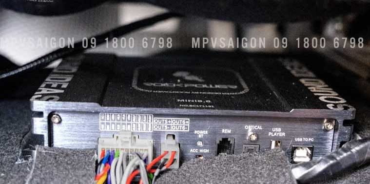 DSP MINI 8.6 của Rockpower tích hợp Amplifier chuyên dụng