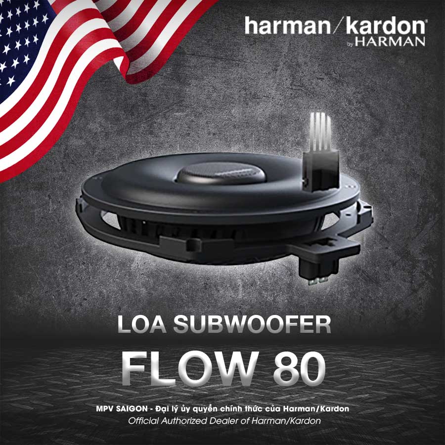 HARMAN KARDON FLOW 80 - LOA SUB XE Ô TÔ CHÍNH HÃNG