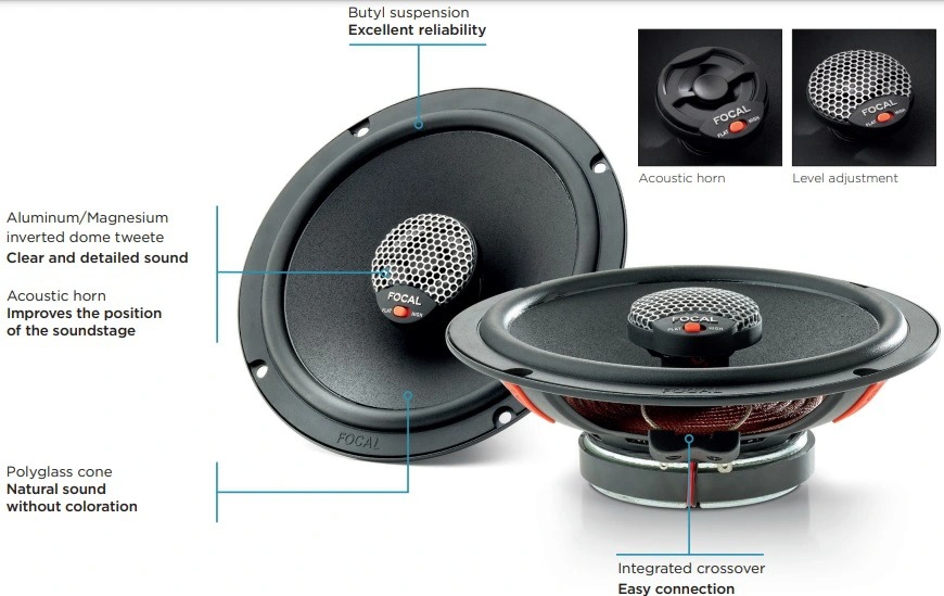 FOCAL ICU 165 - Loa cánh universal lắp cho toàn bộ dòng xe