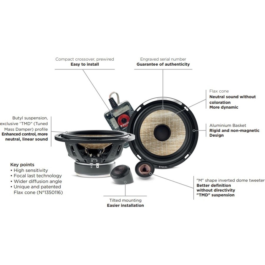 Focal PS 165 FE - Loa phân tần 2 đường tiếng Made in France