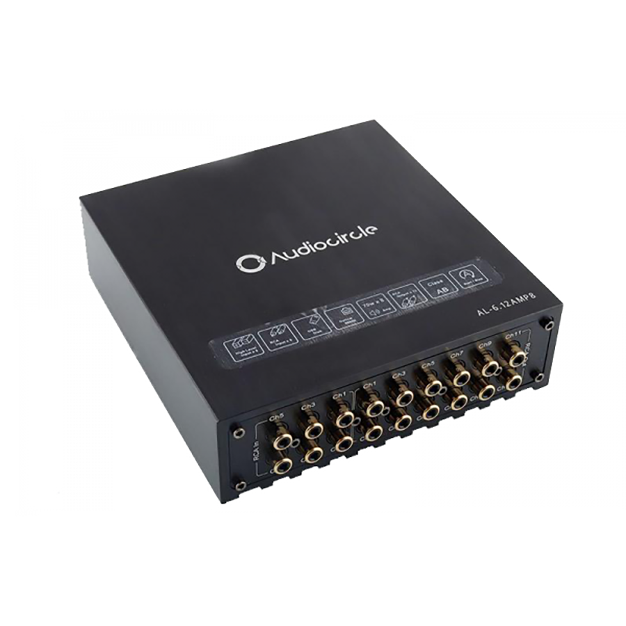 AUDIOCIRCLE AL-6.12AMP8 – AMPLY/DSP CAO CẤP CHO Ô TÔ