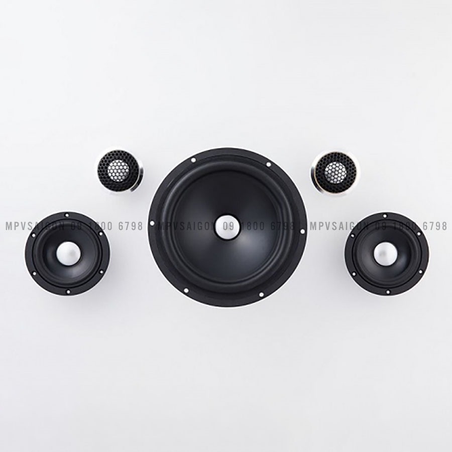 Bộ loa phân tần Audible Physics 3DEV T 1.3.6 Active Component Set mặt trước sản phẩm