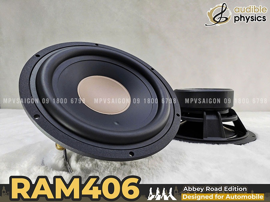 Loa phân tần Audible Physics Ram 406 Abbey Road Edition góc nghiêng