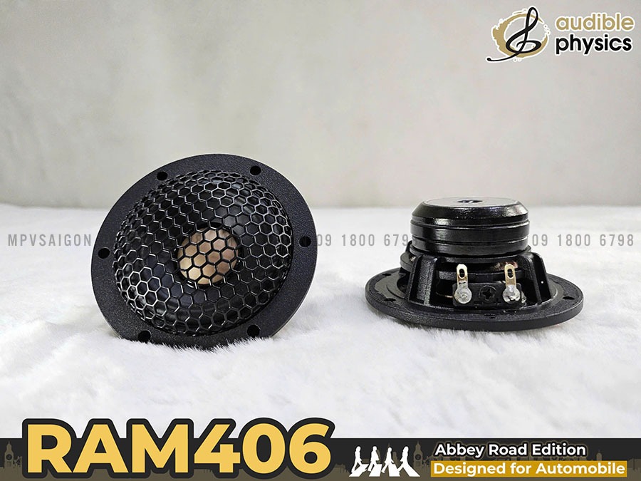 Loa phân tần Audible Physics Ram 406 Abbey Road Edition mặt sau sản phẩm