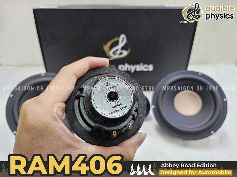 Loa phân tần Audible Physics Ram 406 Abbey Road Edition tổng thể và chi tiết