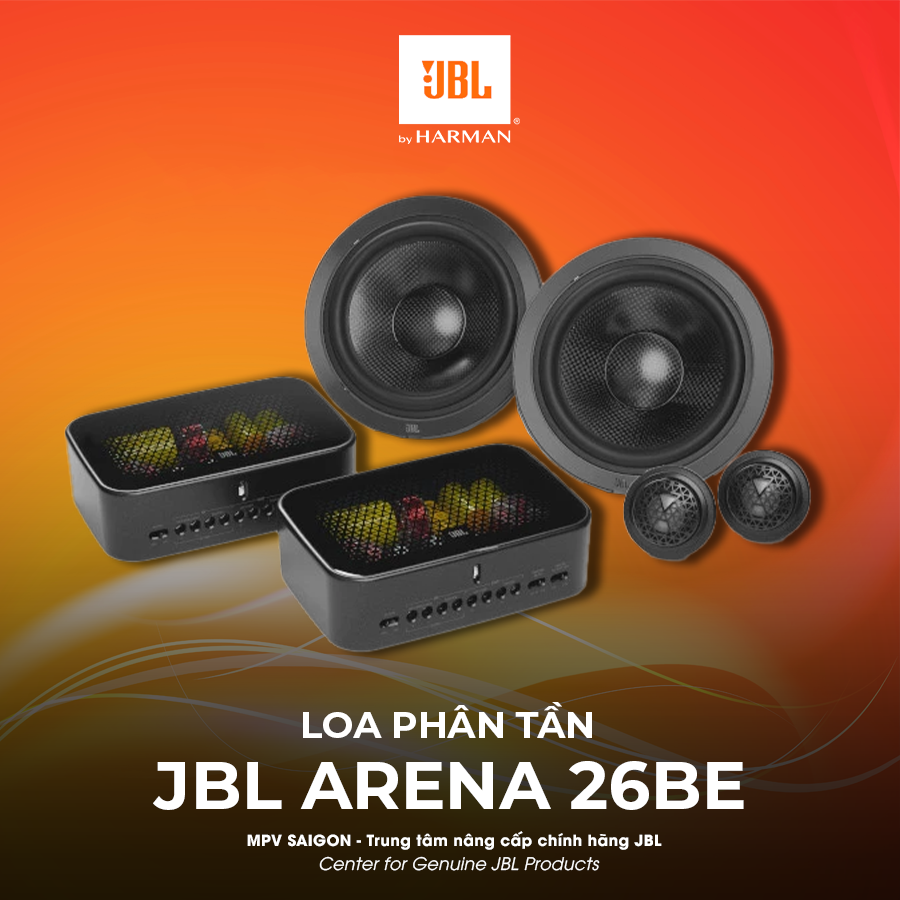 Loa phân tần lắp trên xe ô tô JBL ARENA 26BE