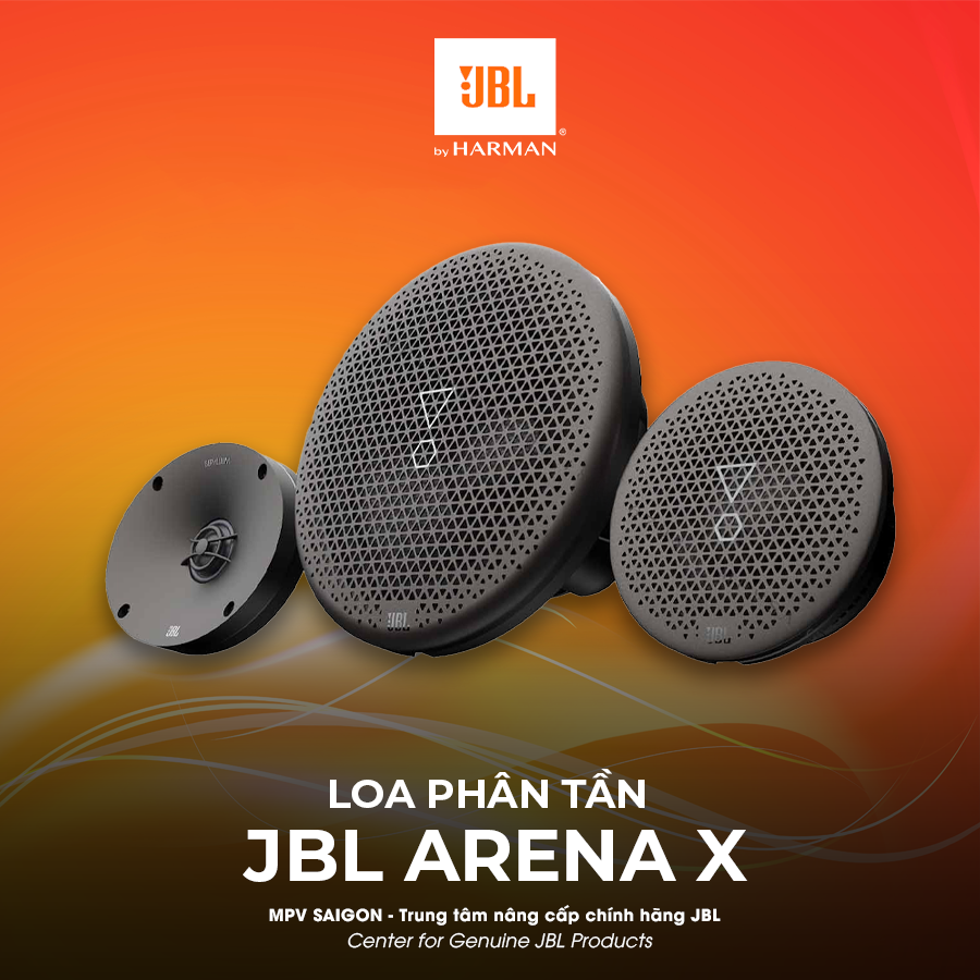 Loa phân tần lắp trên xe ô tô JBL ARENA X