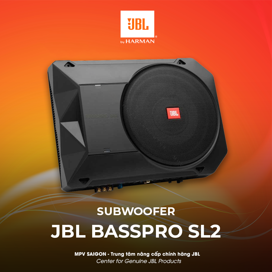 Loa SUB gầm ghế xe ô tô JBL Basspro SL2