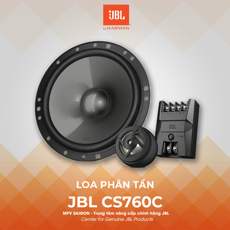 Loa phân tần lắp trên xe ô tô JBL CS760C