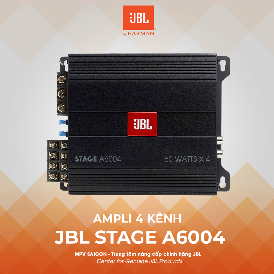 Amply 4 kênh lắp xe ô tô JBL STAGE A6004