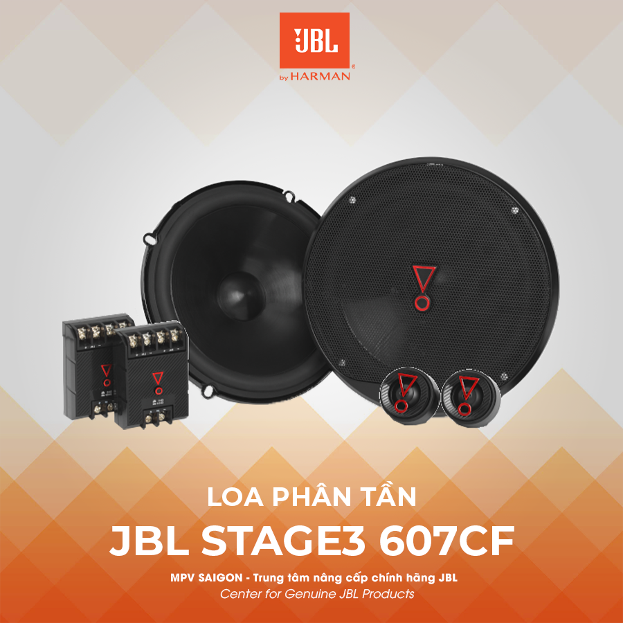 Loa phân tần lắp trên xe ô tô JBL STAGE3 607CF