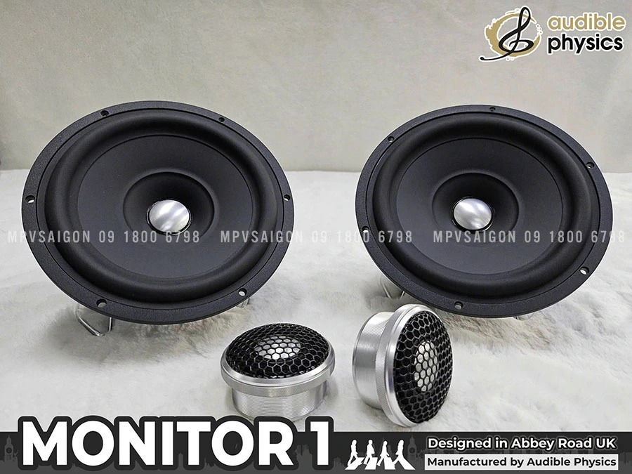 Loa monitor Audible Physics Monitor 1 Abbey Road NW8 chi tiết loa treble