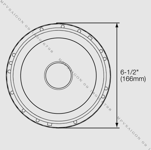 Bộ loa JBL CS760C lắp trên ô tô - thiết kế hiện đại