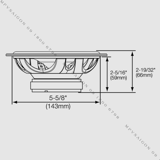 Loa phân tần JBL CS760C chính hãng dành cho xe hơi