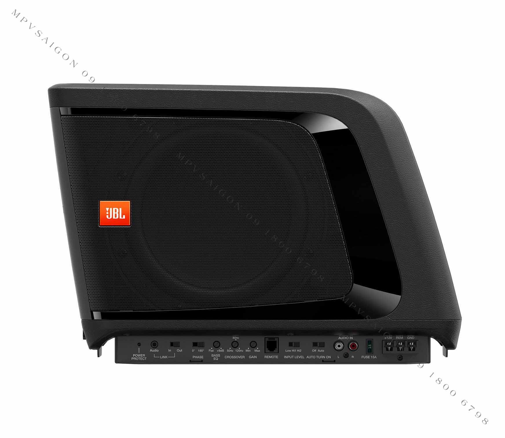 Loa SUB JBL BassPro Micro BLK góc chụp nghiêng