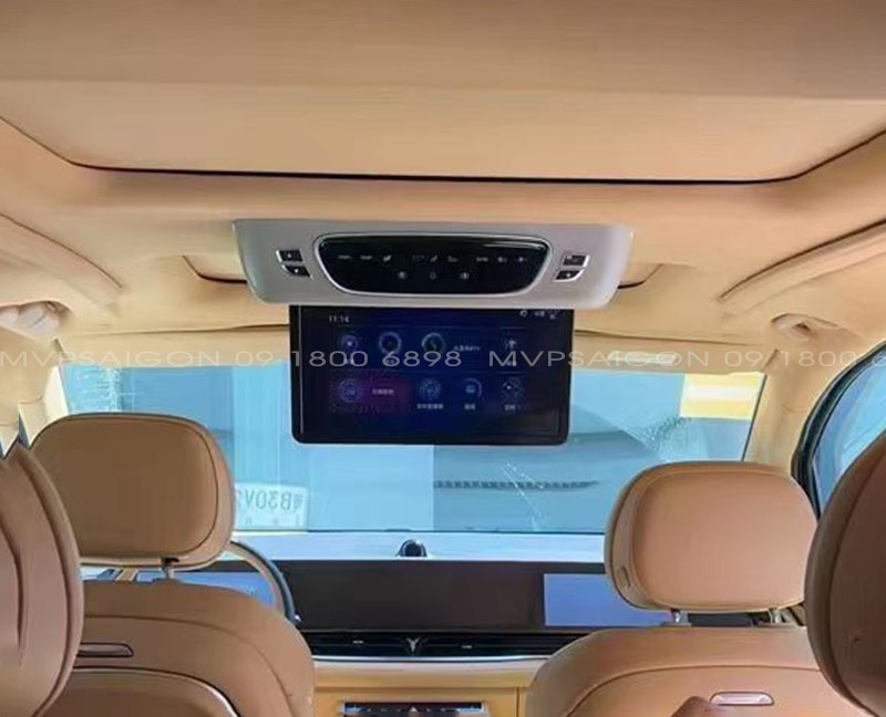 Màn hình TV trần Android  xe Hyundai Custin