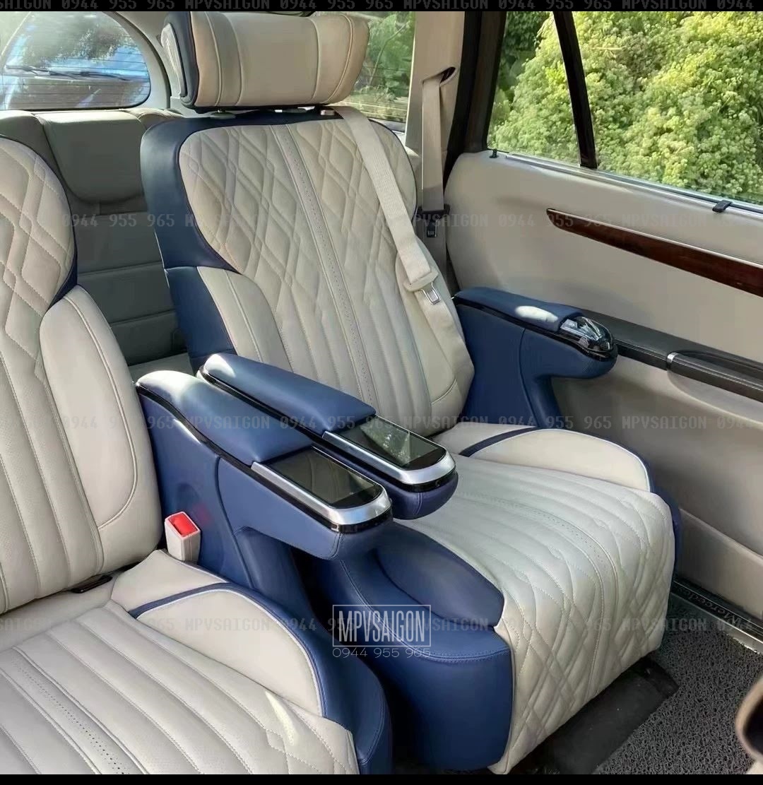 độ ghế nâng cấp nội thất Limousine Mercedes Benz R300 R350 R500