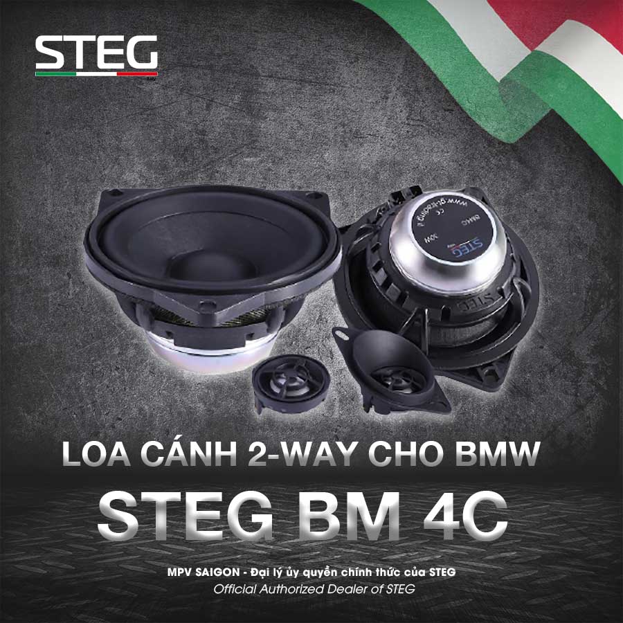 Loa cánh 2-way STEG BM 4C (BMW X1 _ X3 _ X5 _ X6 SERIES)