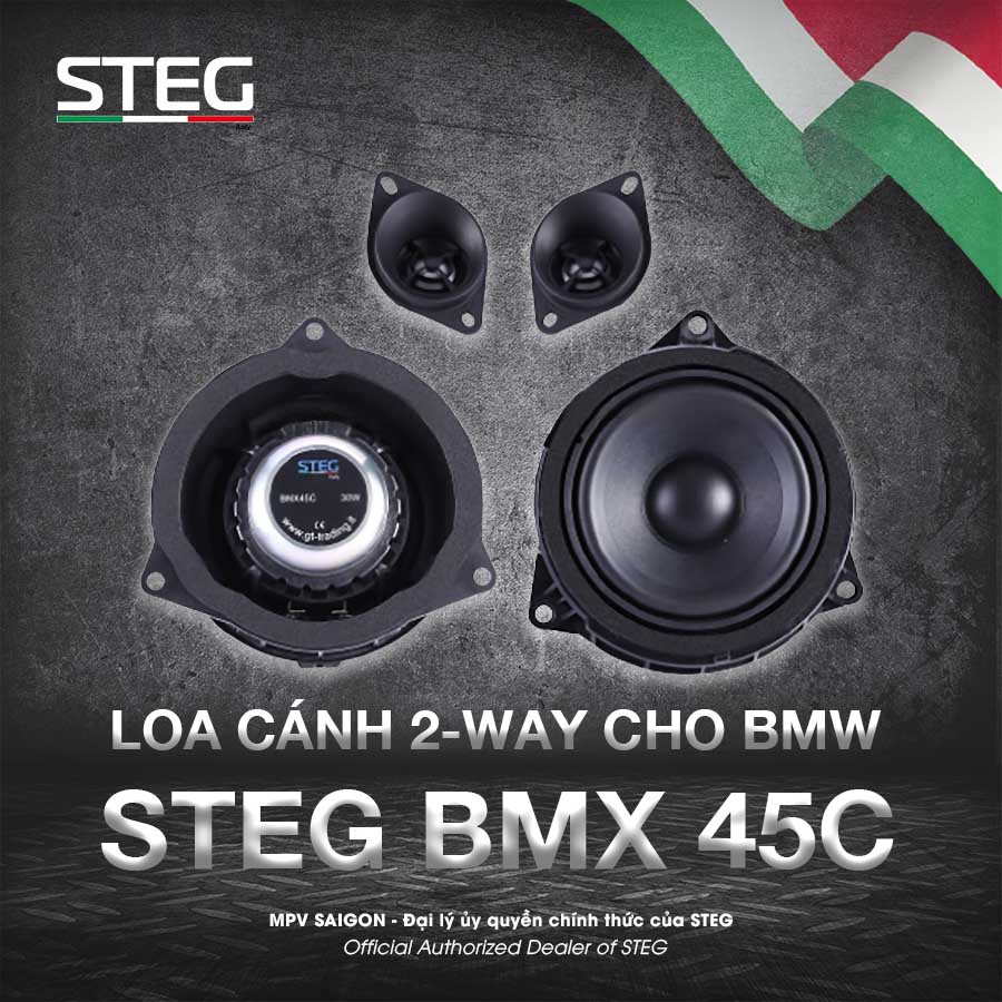 Loa cánh 2-way STEG BMX 45C (BMW X1 _ X3 _ X5 _ X6 SERIES)