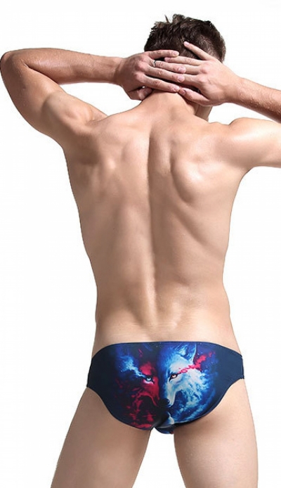 QUẦN SỊP NAM HÌNH SÓI 3D ĐỘC LẠ 270D