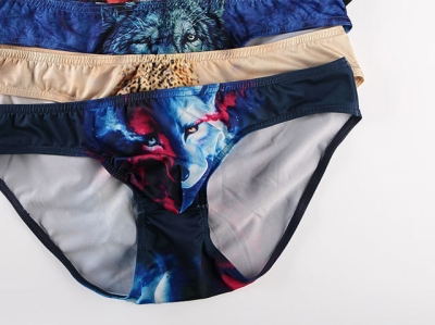 QUẦN SỊP NAM HÌNH SÓI 3D ĐỘC LẠ 270D