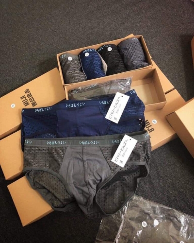 COMBO 4 QUẦN SỊP NHẬT THÔNG HƠI MUJI TAM GIÁC LOẠI 1 CB8