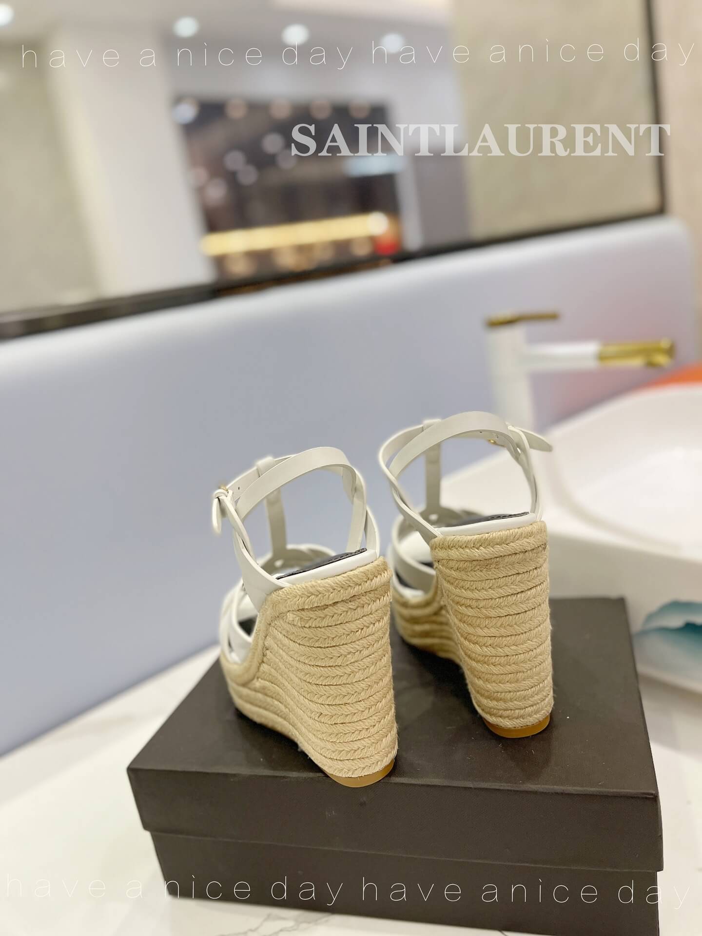 YSL Tribute Wedges