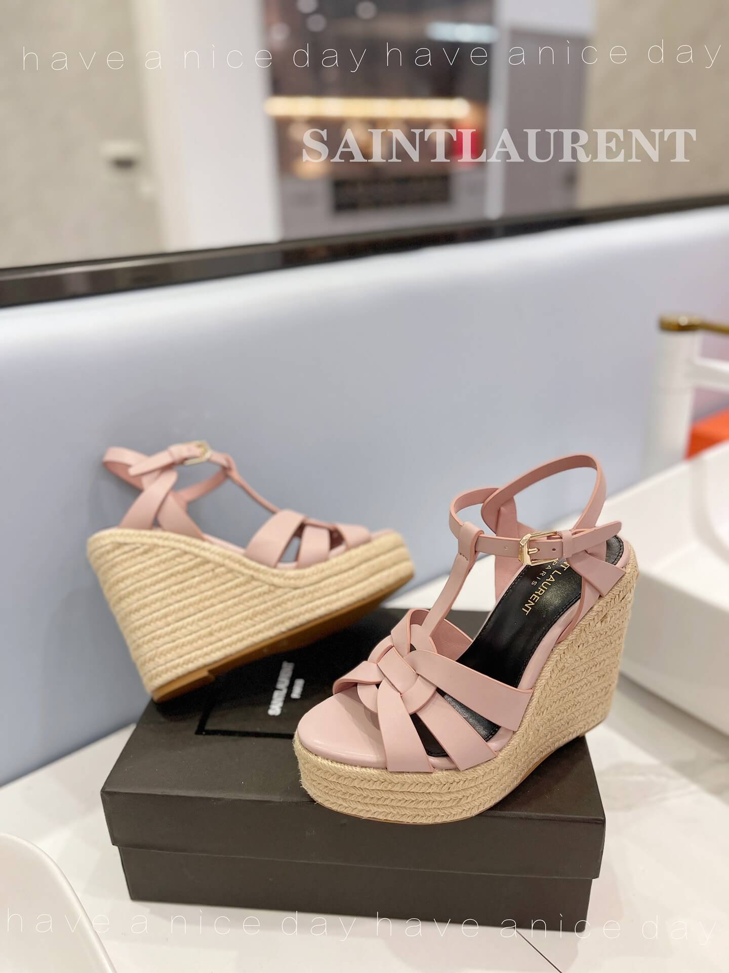 YSL Tribute Wedges