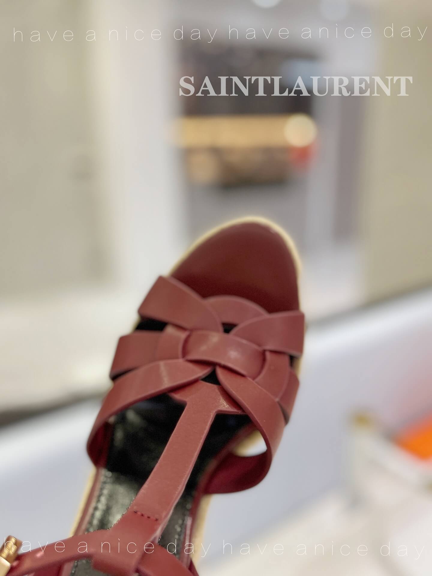 YSL Tribute Wedges