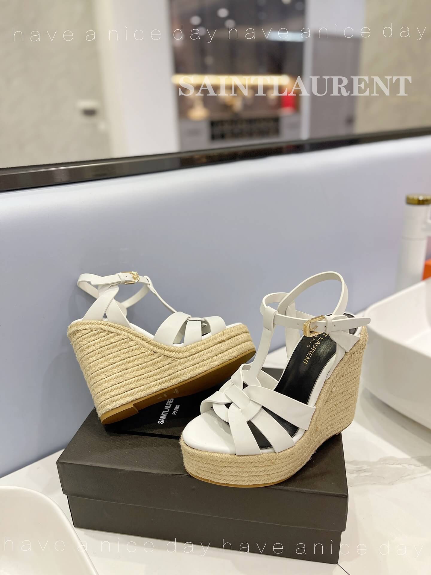 YSL Tribute Wedges