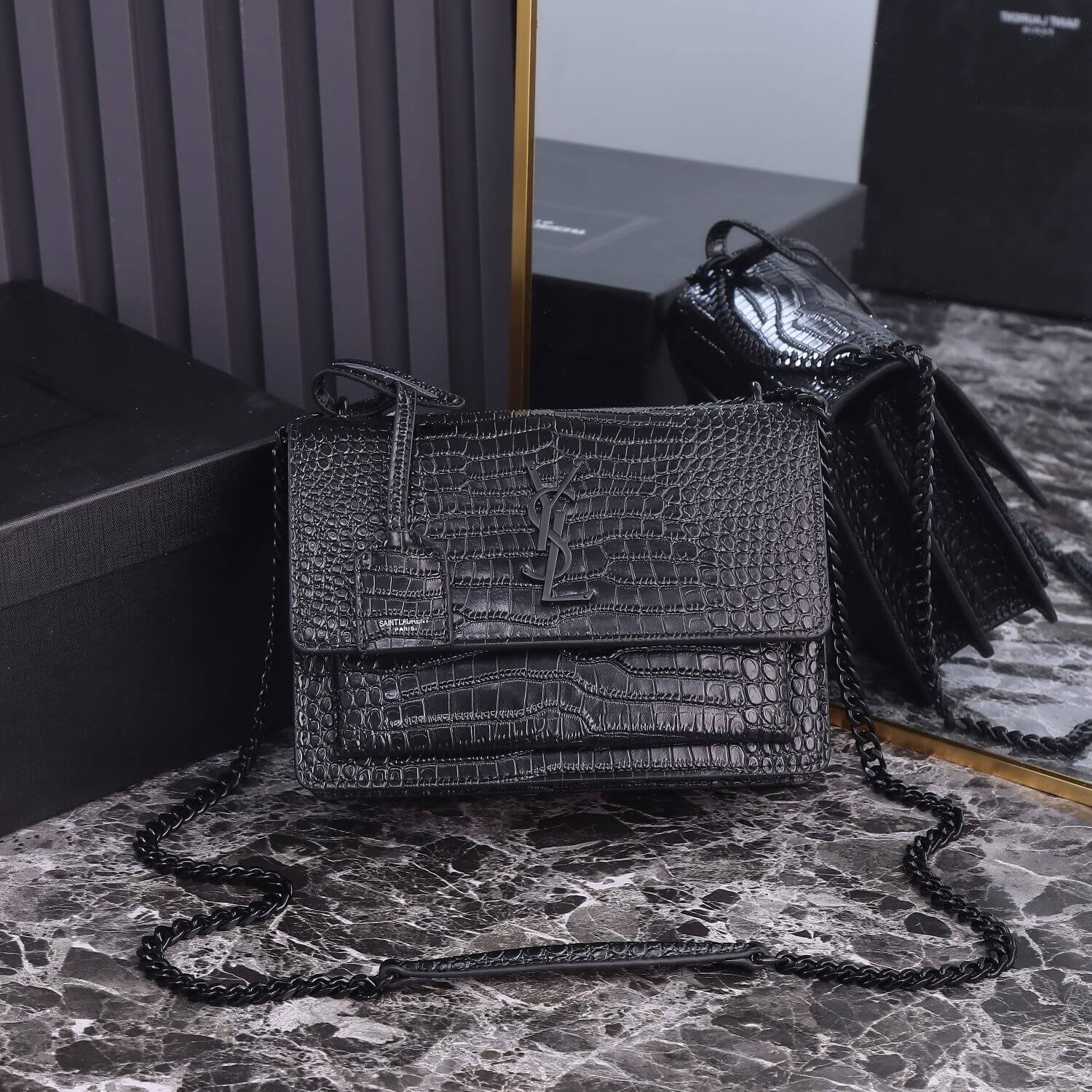 YSL Sunset Croc