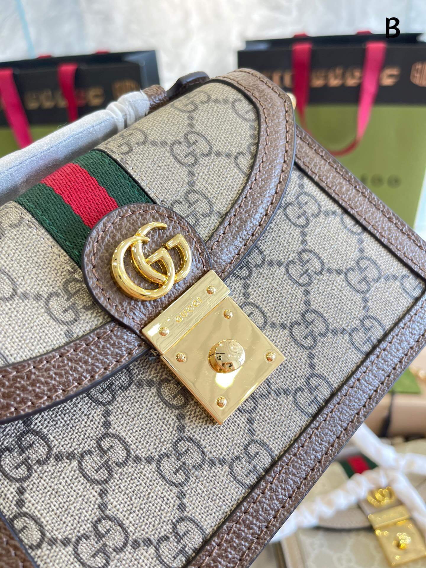 GG Ophidia Top Handle Mini