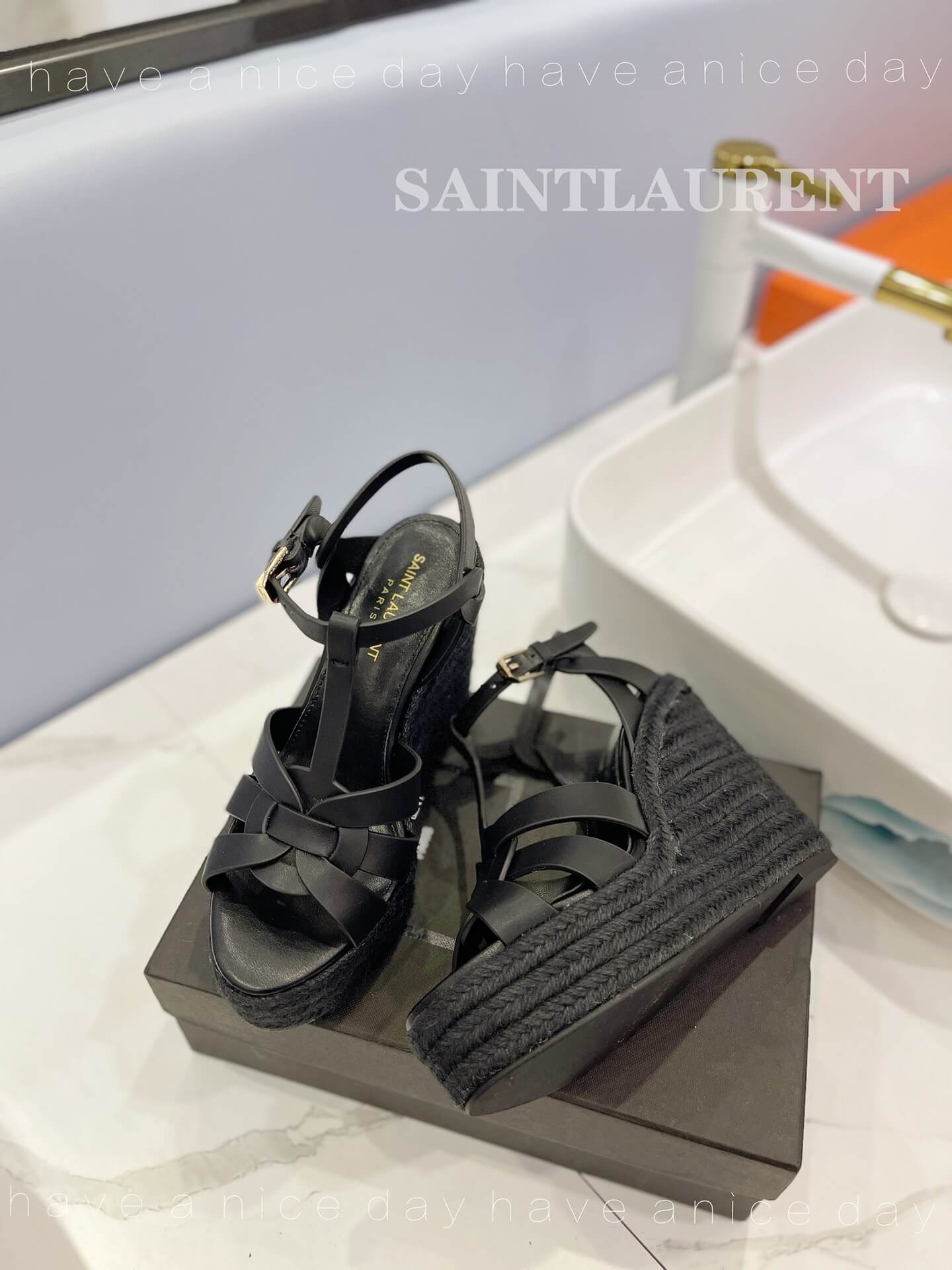 YSL Tribute Wedges