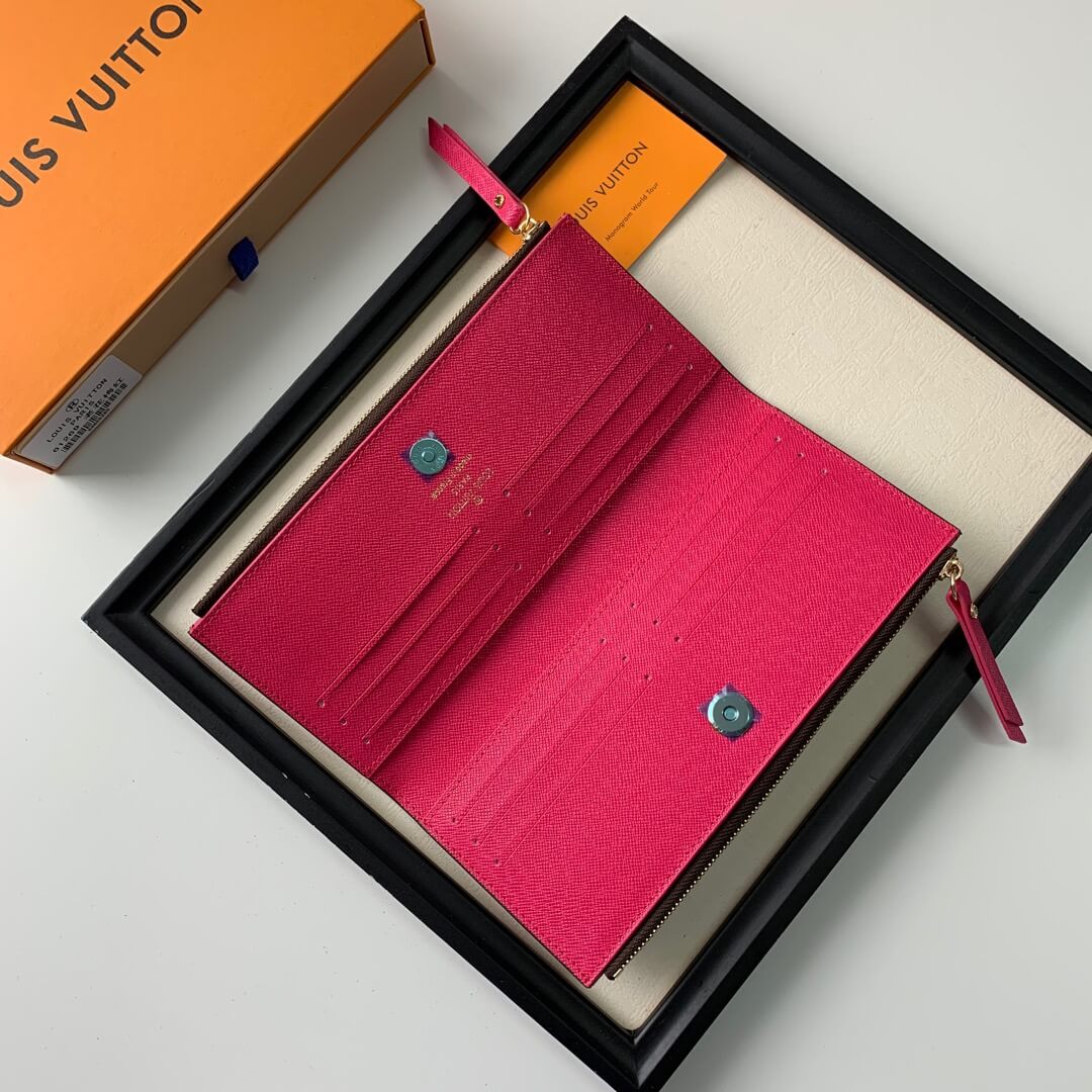 LOUIV Wallet Double Zippers