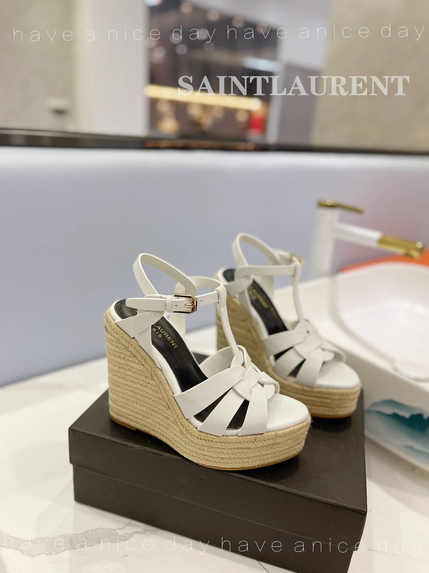 YSL Tribute Wedges