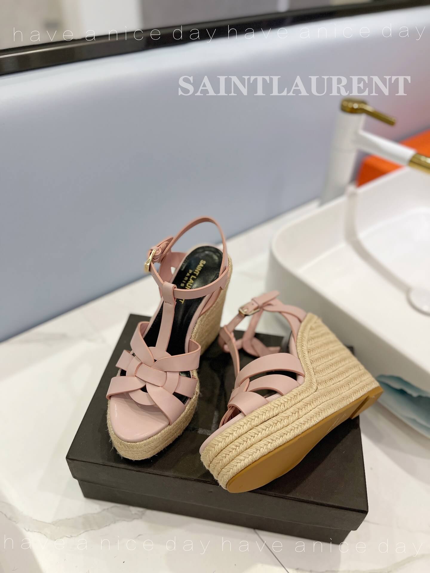 YSL Tribute Wedges