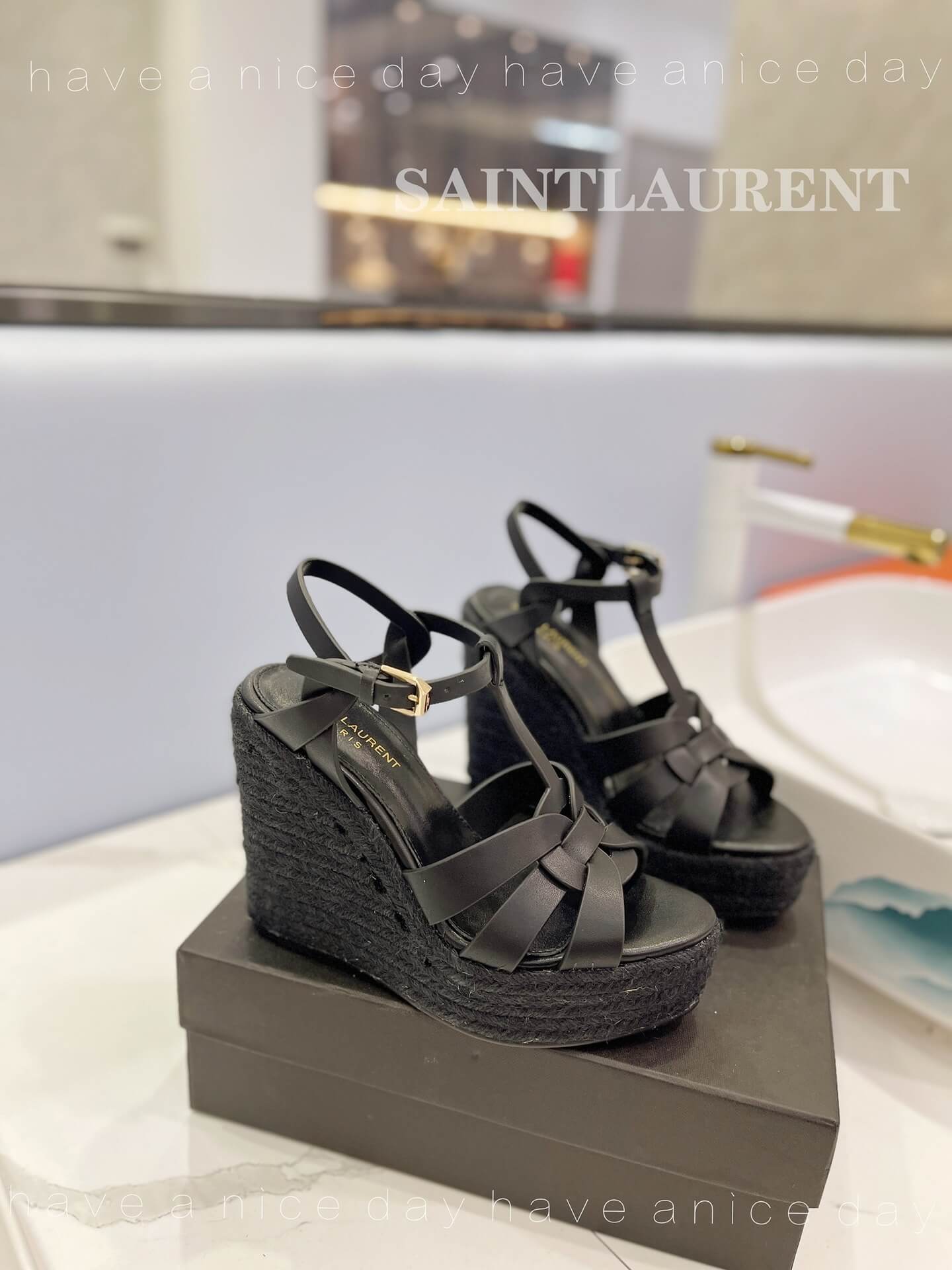 YSL Tribute Wedges