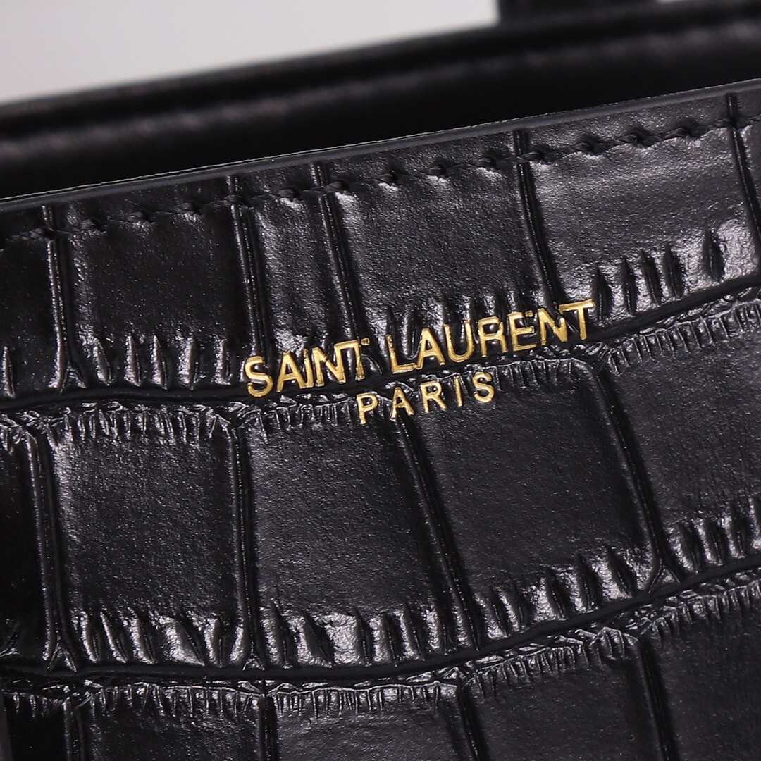 YSL Mini Tote Croc