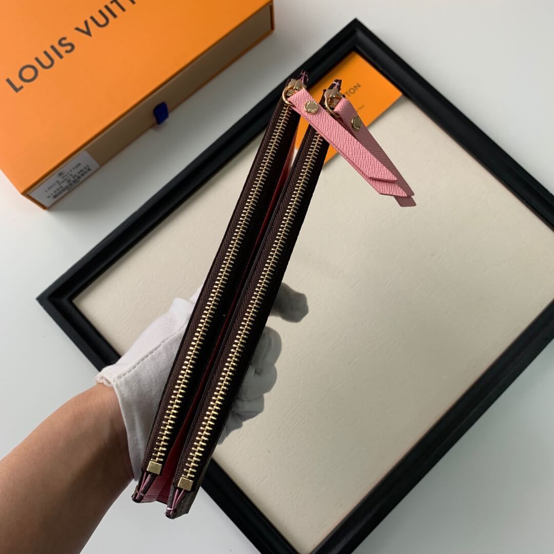 LOUIV Wallet Double Zippers