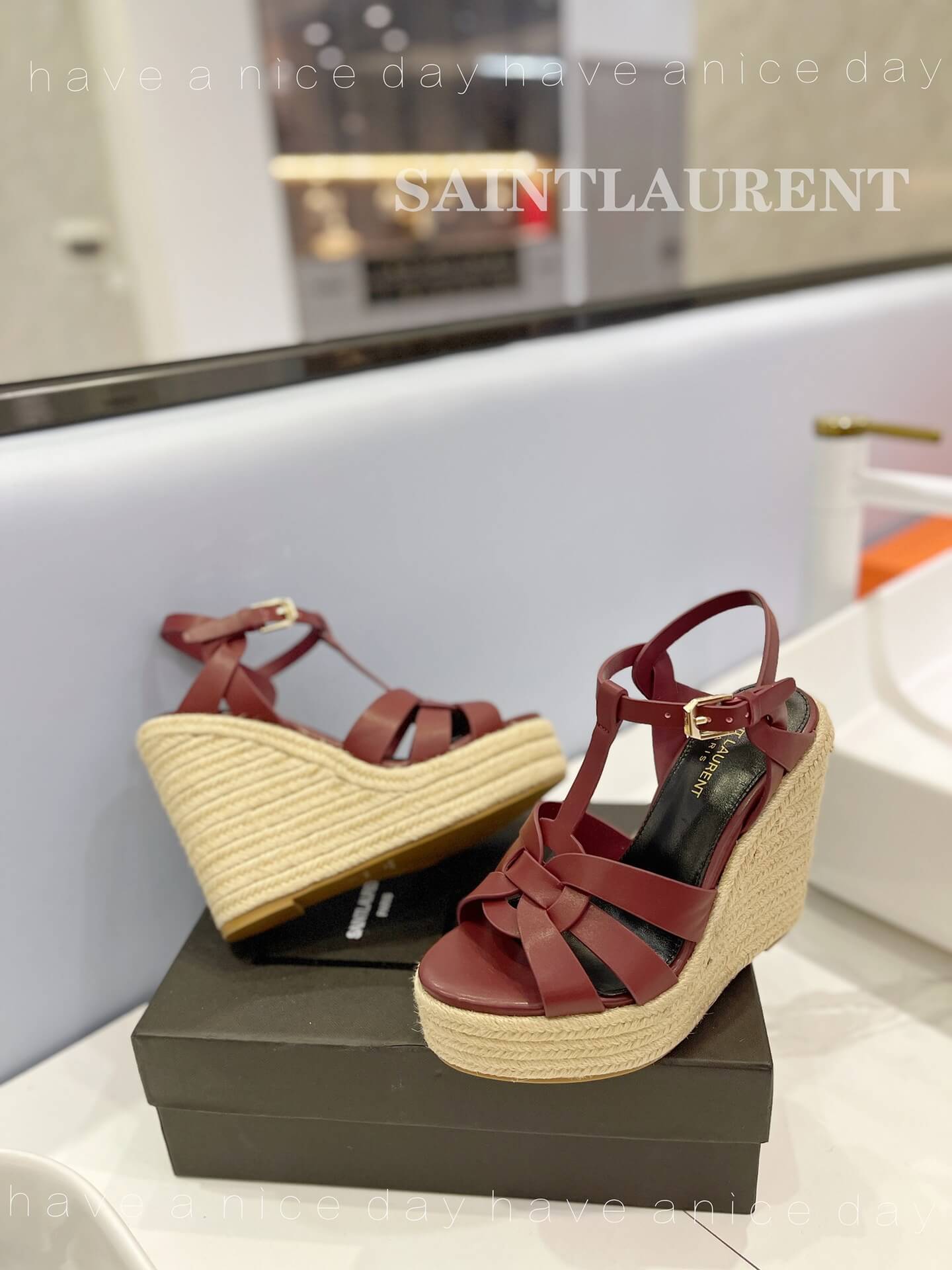 YSL Tribute Wedges