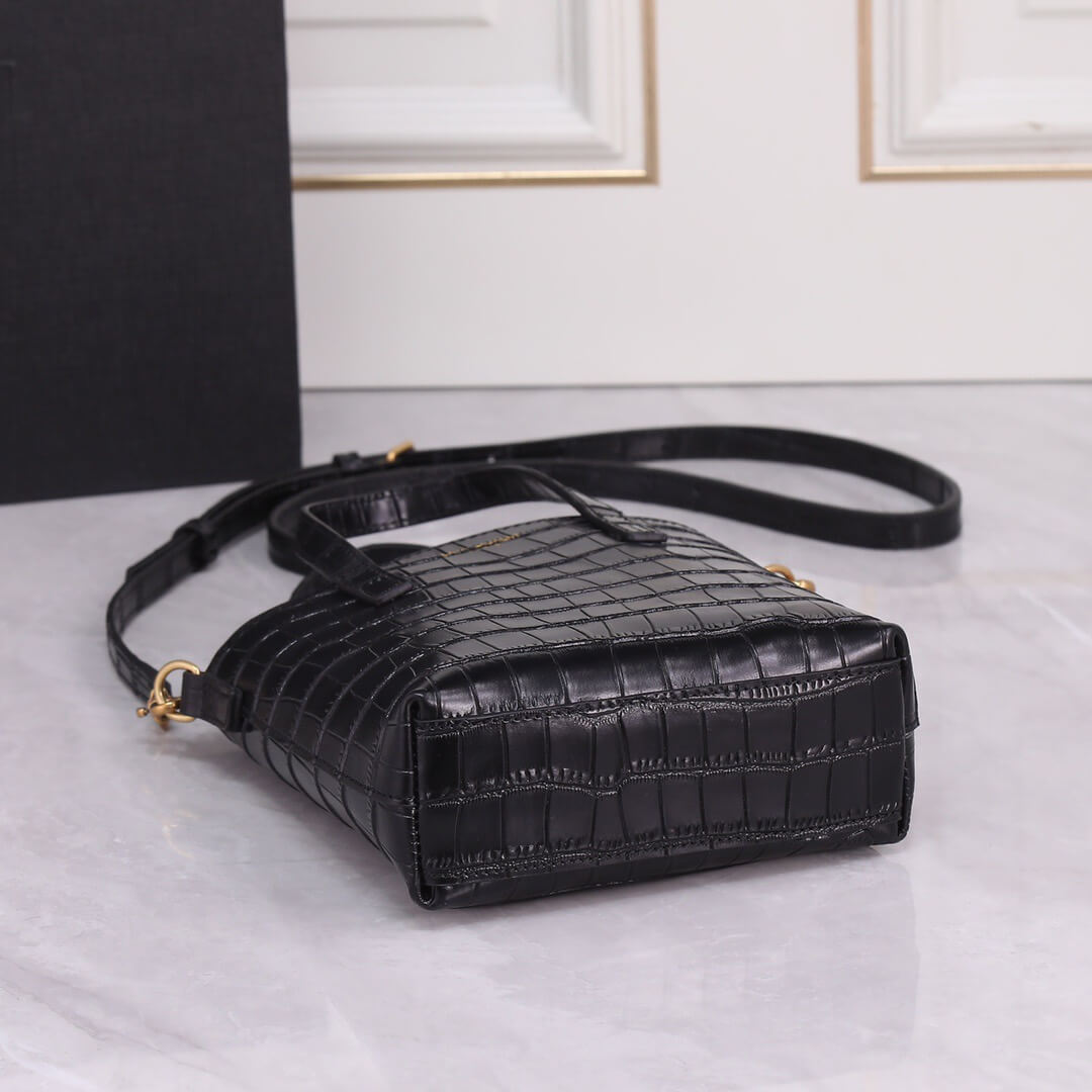 YSL Mini Tote Croc